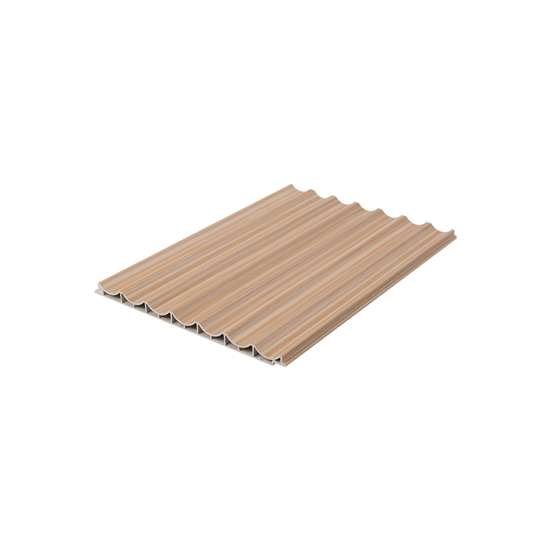 196*12mm WPC Louvers Veggpanel Dekorasjonsmateriale