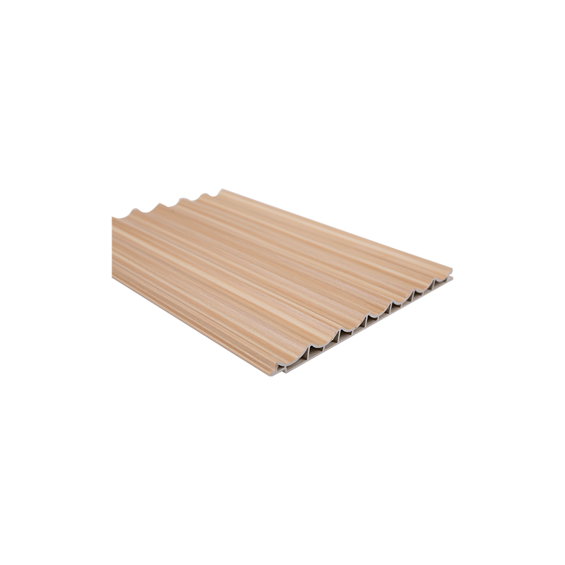 196*12mm WPC Louvers Veggpanel Dekorasjonsmateriale